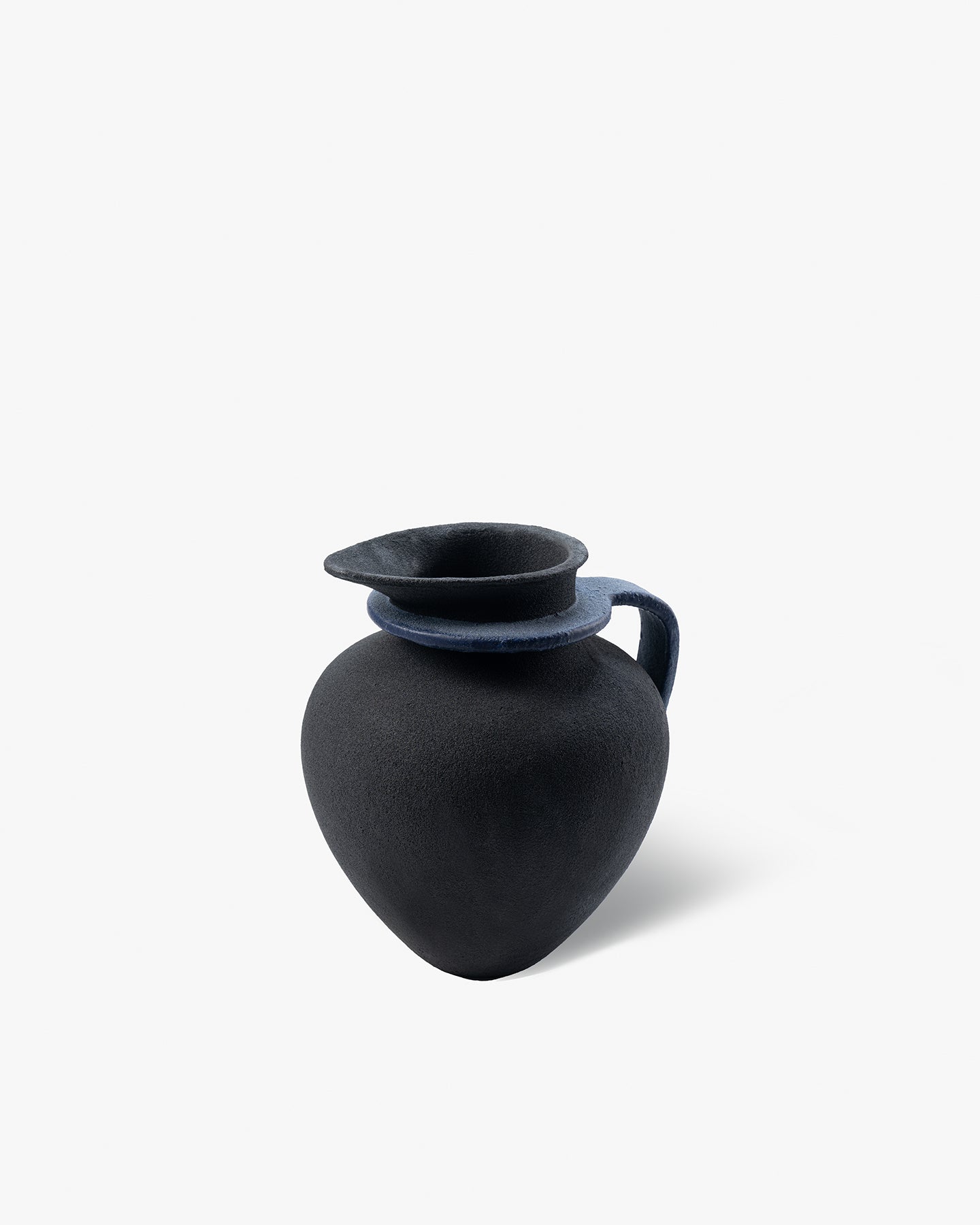 vaso-bitossi-ceramiche-rimini-blu-fatto-a-mano image 3