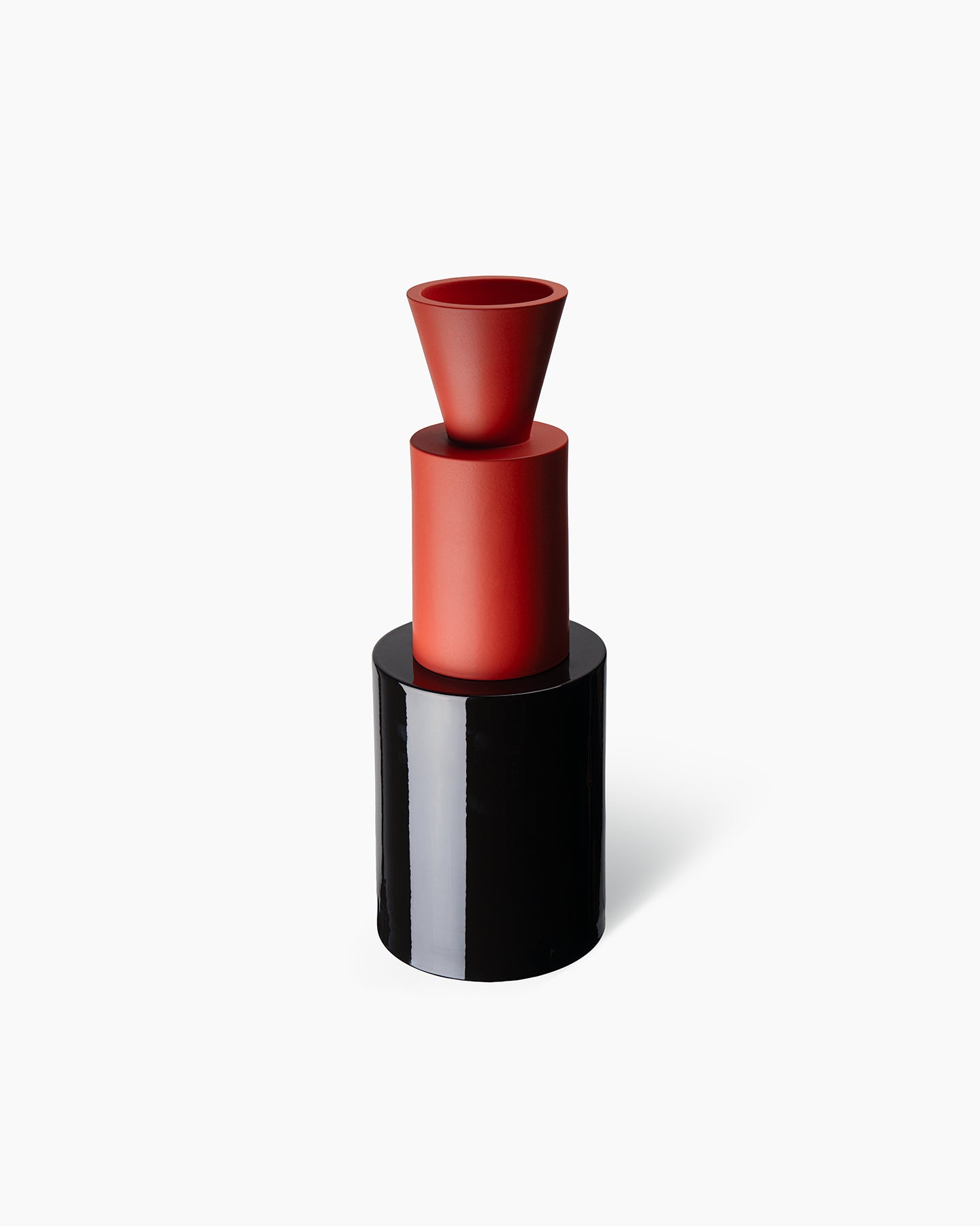 bitossi-ceramiche-scultura-torsi-natalie-du-pasquier-nero-e-rosso image 2