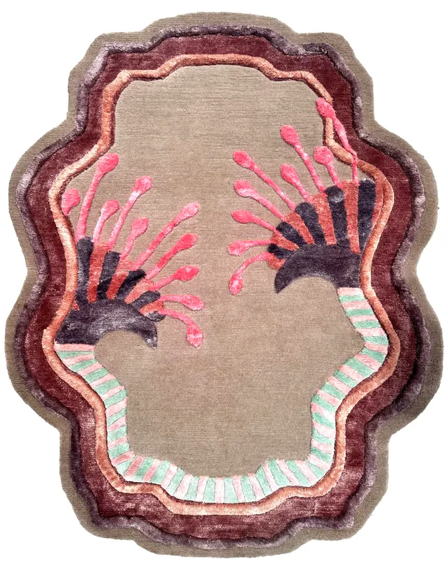 illulian-floralia-yard-tappeto-fatto-a-mano-limited-collection image 1