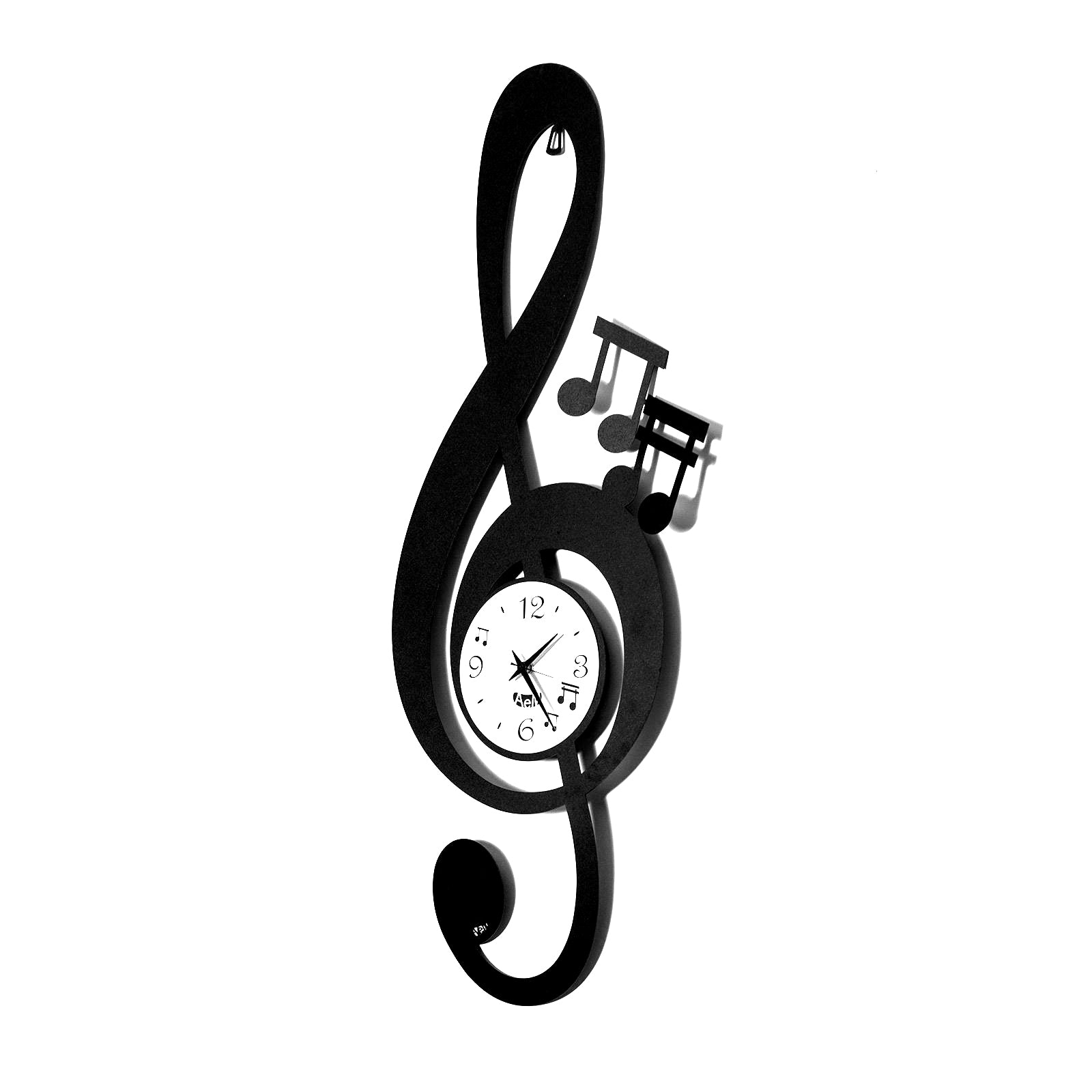 arti-mestieri-orologio-da-parete-chiave-musicale image 2
