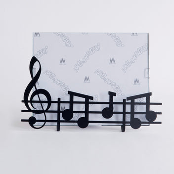 arti-mestieri-cornice-musica-small-portafoto-in-ferro-nero image 2
