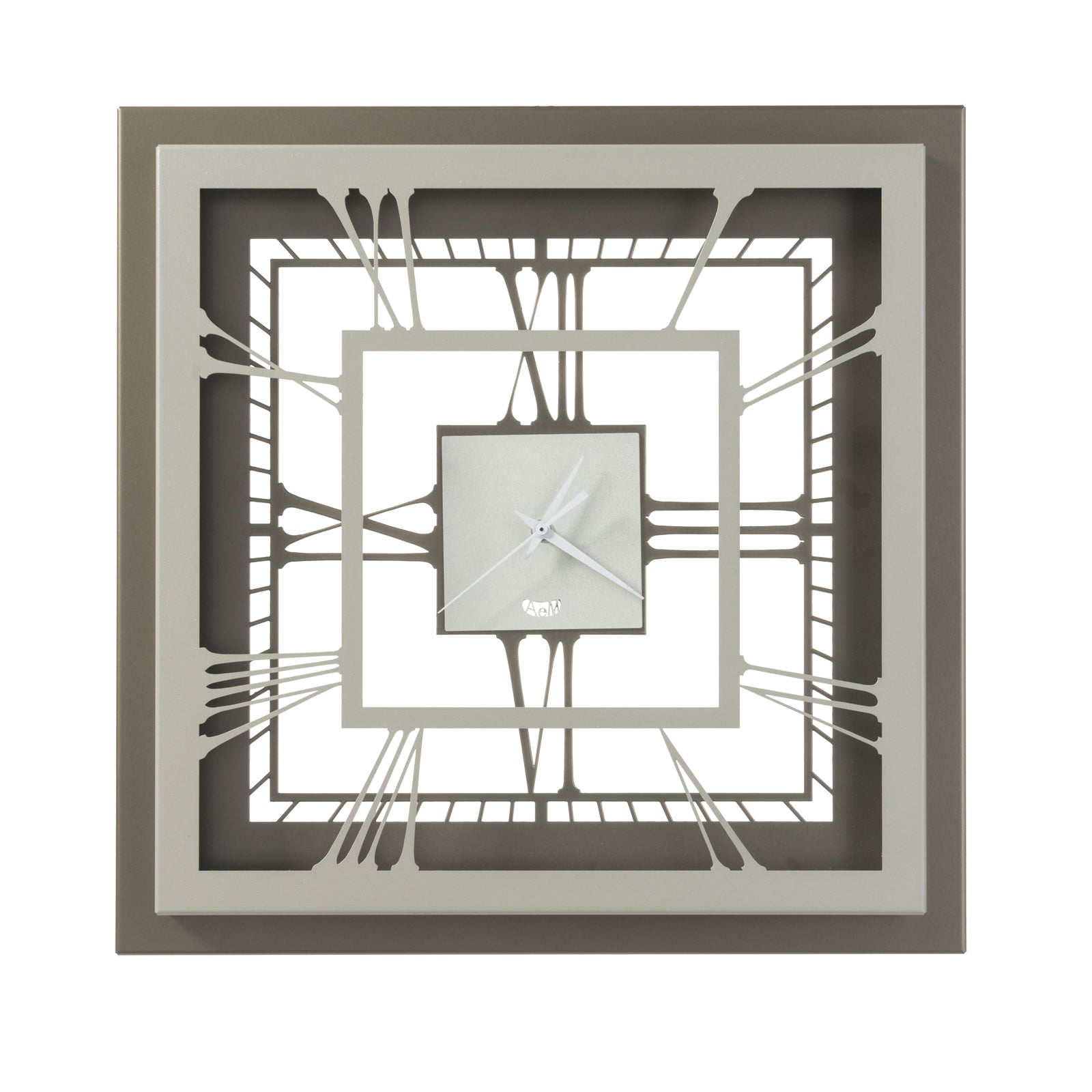 arti-mestieri-olimpo-piccolo-orologio-quadrato-da-parete-in-ferro image 1