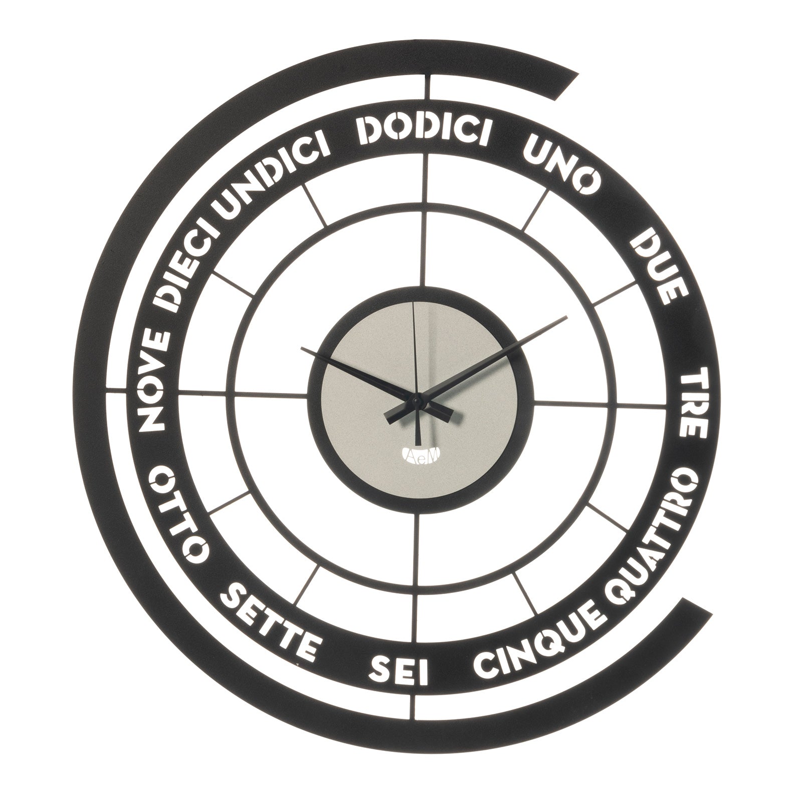 arti-mestieri-skipper-orologio-da-parete-cerchi-concentrici image 1