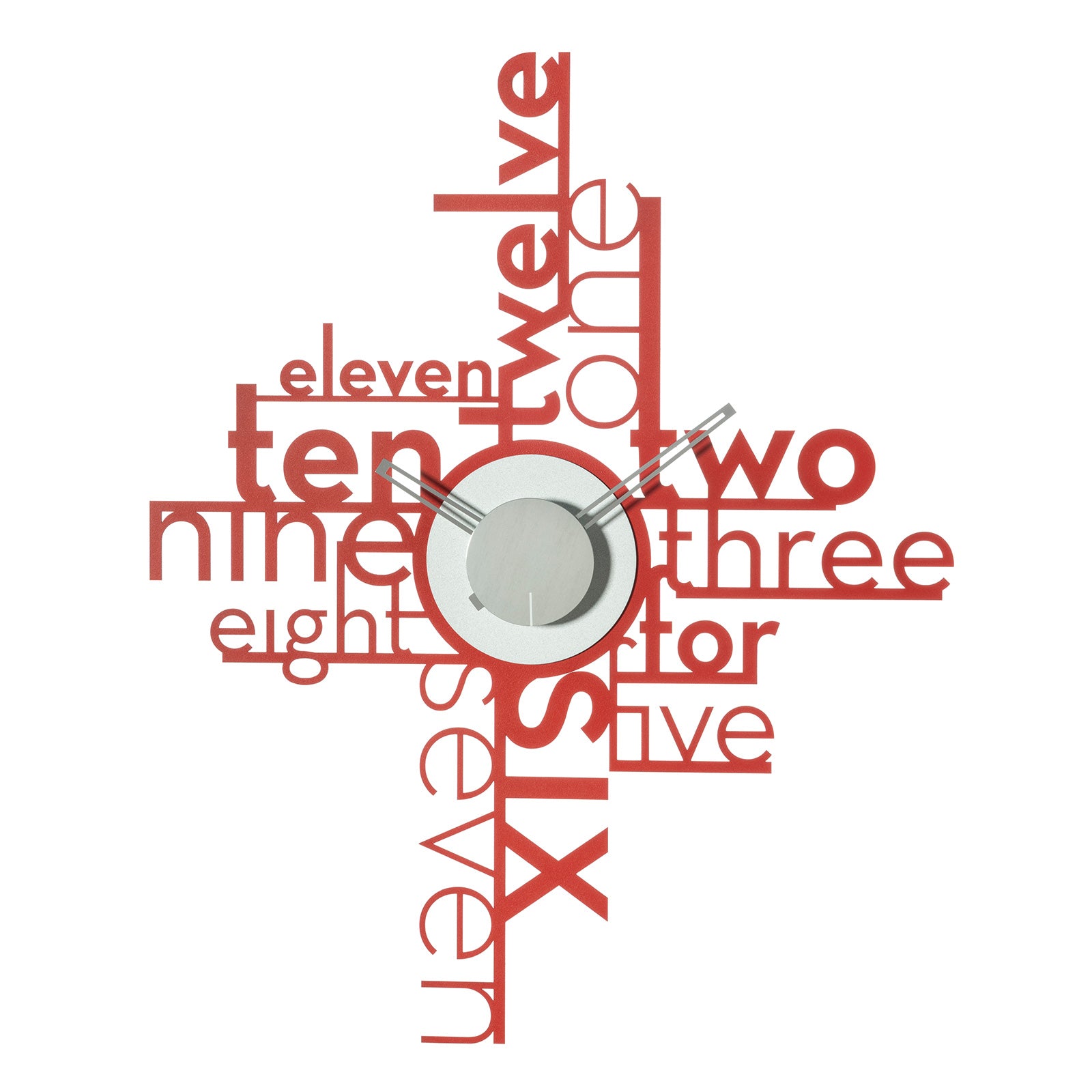 arti-mestieri-orologio-da-parete-lettering-design-originale image 1