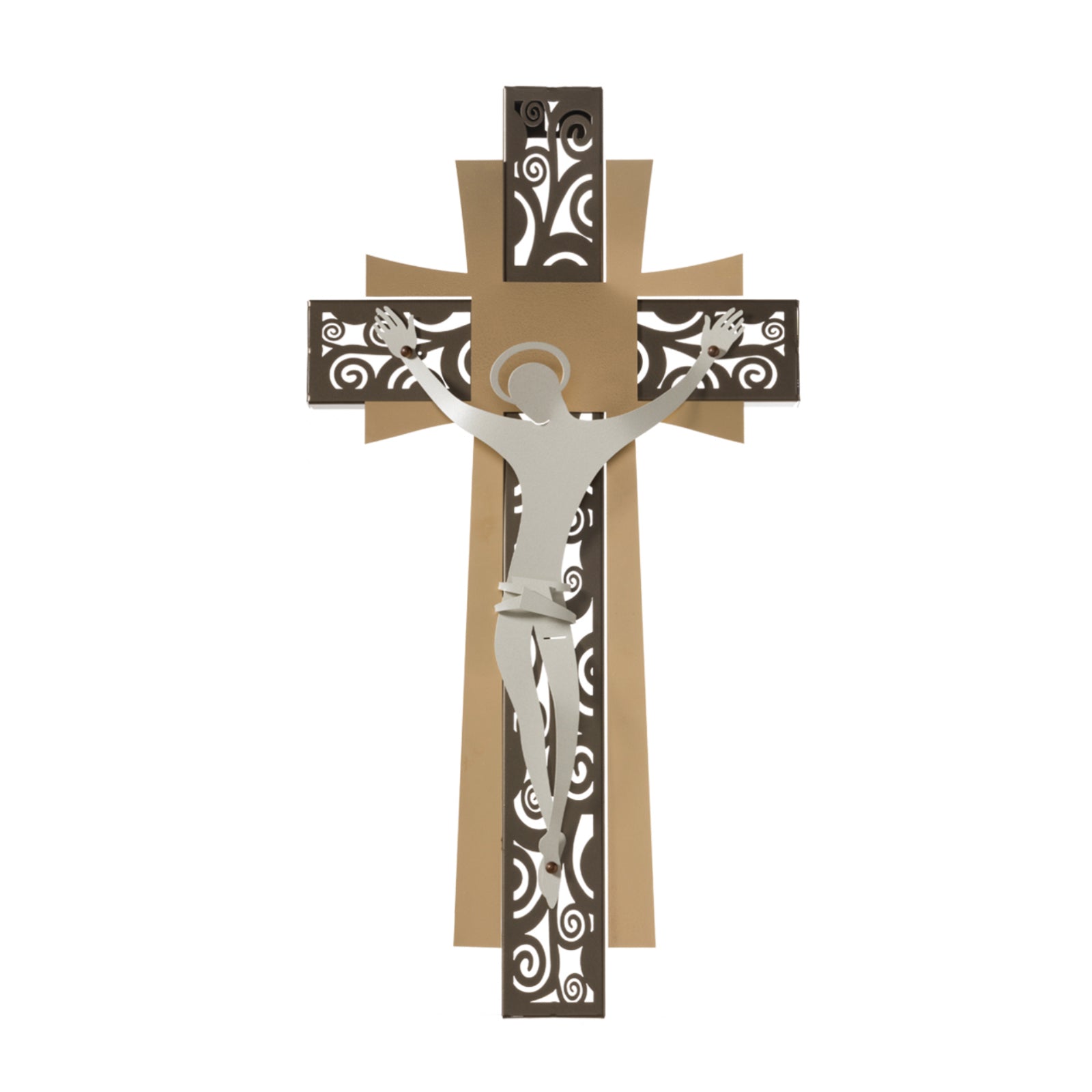 arti-mestieri-crocifisso-decor-grande-da-parete image 1