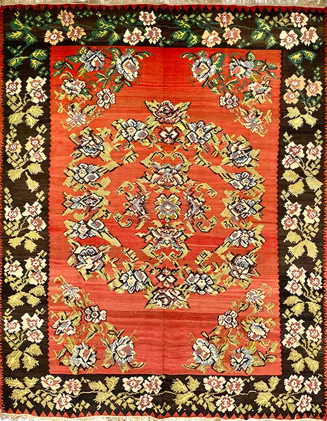 illulian-karabagh-kilim-tappeto-nomade-300-x-251-cm-persia-xix-secolo image 1
