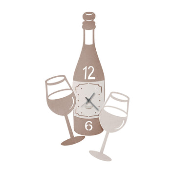 arti-mestieri-cin-cin-orologio-da-parete-bottiglia-vino-2 image 2