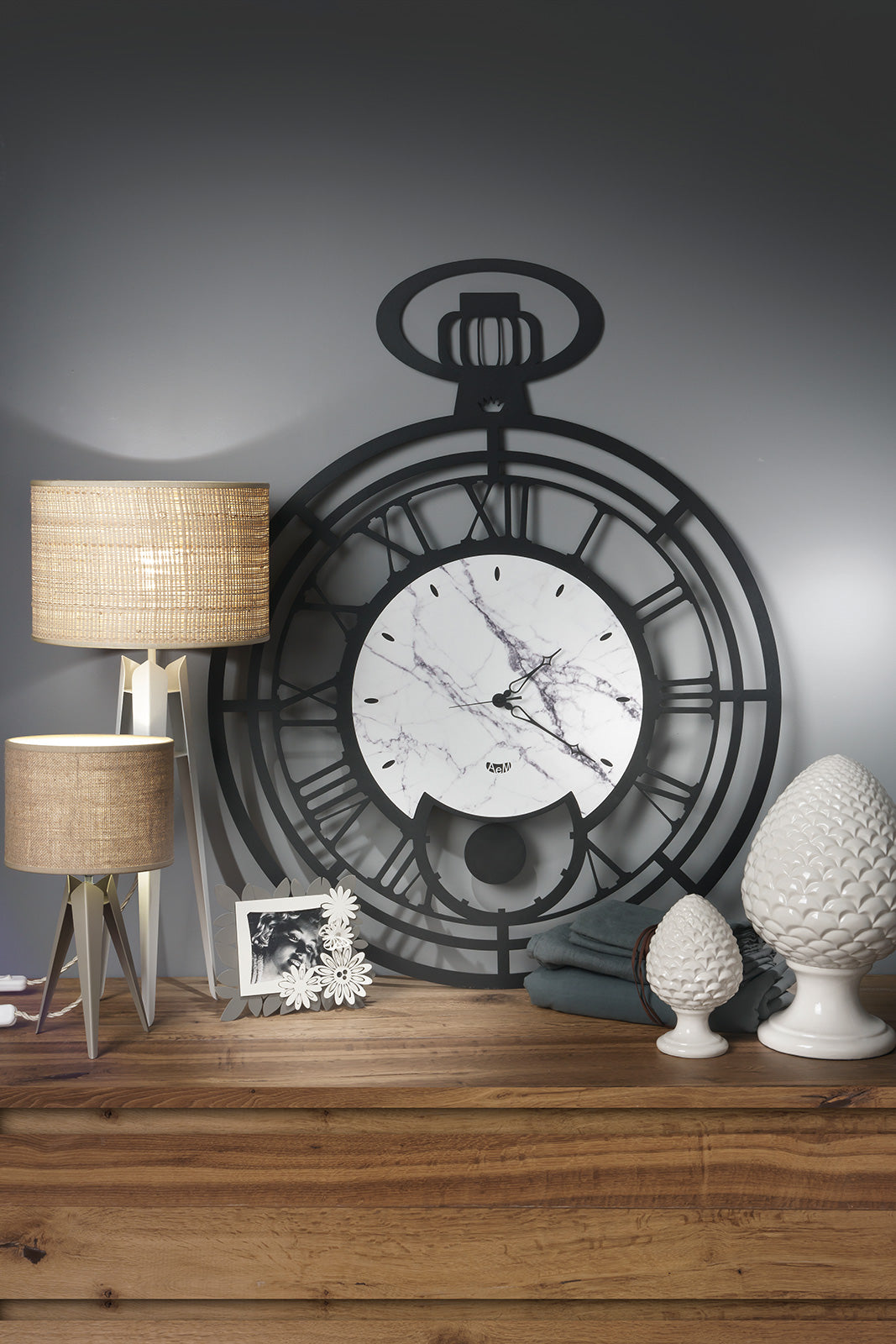 arti-mestieri-cipollone-mega-orologio-da-parete-80x100-cm image 3
