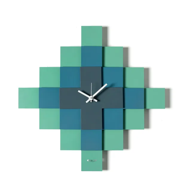 arti-mestieri-mosaico-orologio-di-design-geometrico image 1