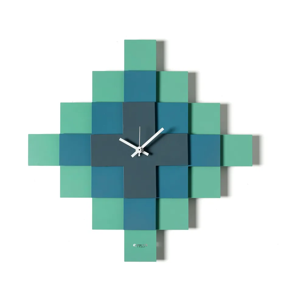 arti-mestieri-mosaico-orologio-di-design-geometrico image 1