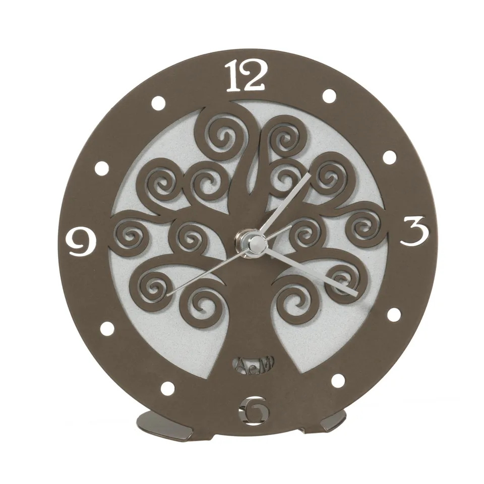 arti-mestieri-albero-della-vita-bomboniera-orologio-design-13-cm image 1