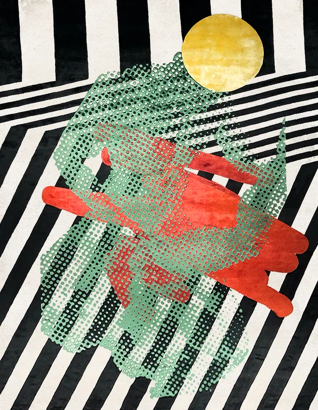 illulian-oxxxical-tappeto-design-fatto-a-mano image 1