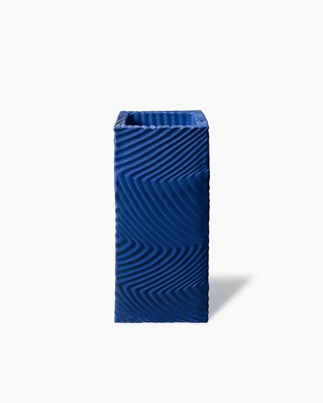 bitossi-ceramiche-vaso-quadrato-wiggle-bluette-max-lamb-2017 image 1