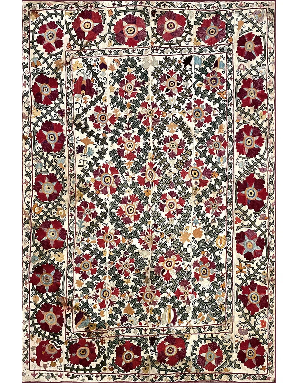 illulian-suzani-a-uzbekistan-tappeto-nomade-224x150-cm image 1