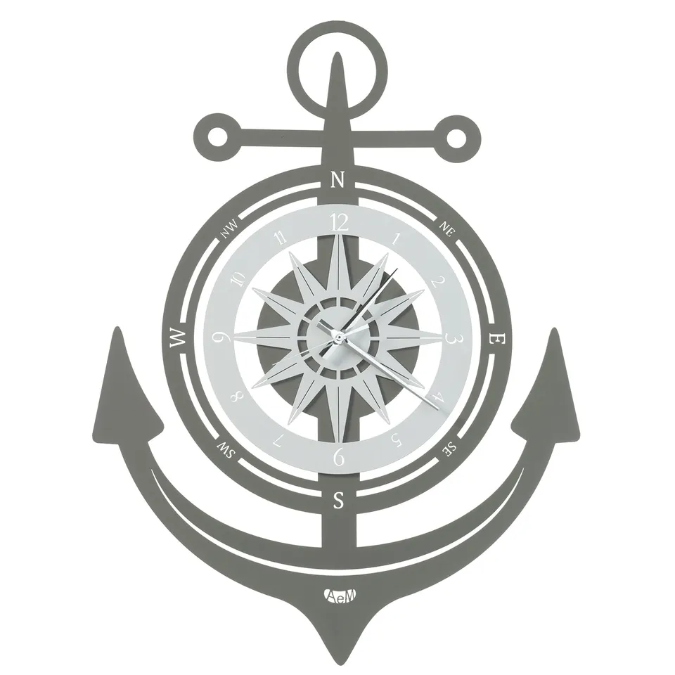 arti-mestieri-orologio-da-parete-time-boat-47x63-cm image 1