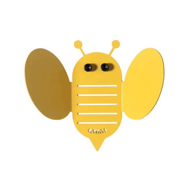 arti-mestieri-bee-set-2-ganci-appendiabiti-in-ferro image 1