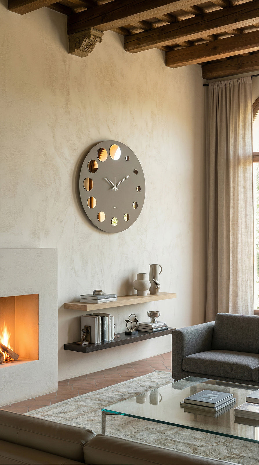 arti-mestieri-formula-orologio-da-parete-minimal image 2