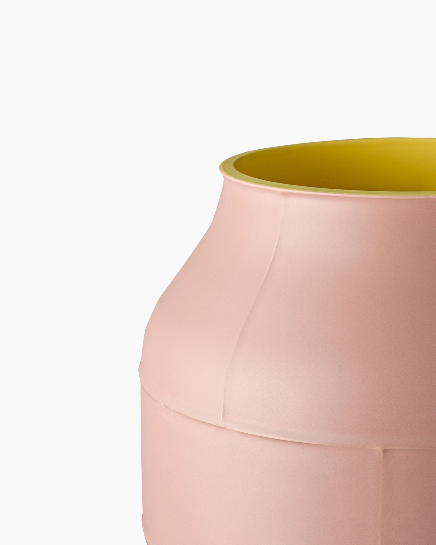 bitossi-ceramiche-vaso-seams-canister-hubert-giallo-e-rosa image 3
