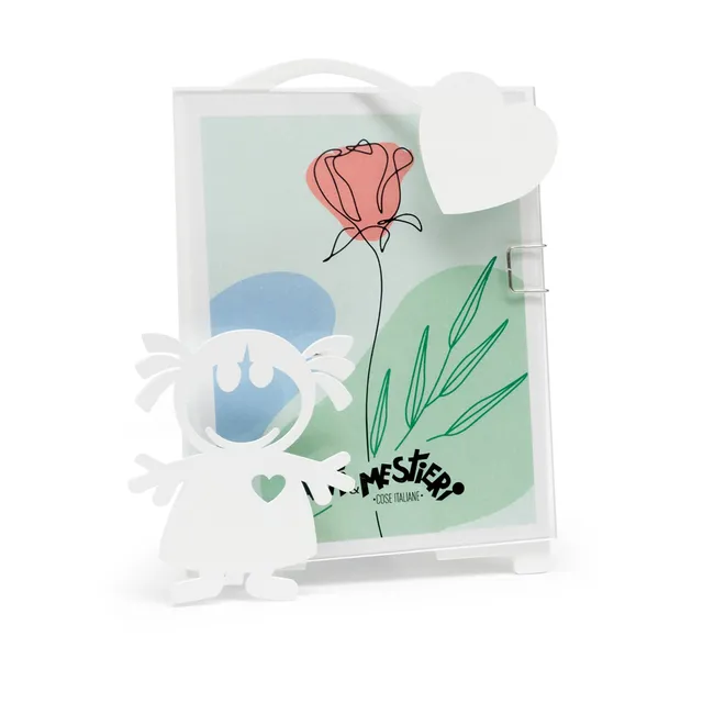 arti-mestieri-bomboniera-battesimo-portafoto-bibina-rosa image 1