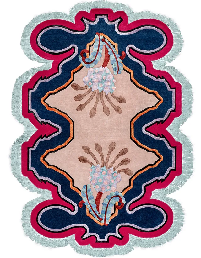 illulian-multifarious-flora-vol-ii-tappeto-202x142-cm-lana-e-seta image 1