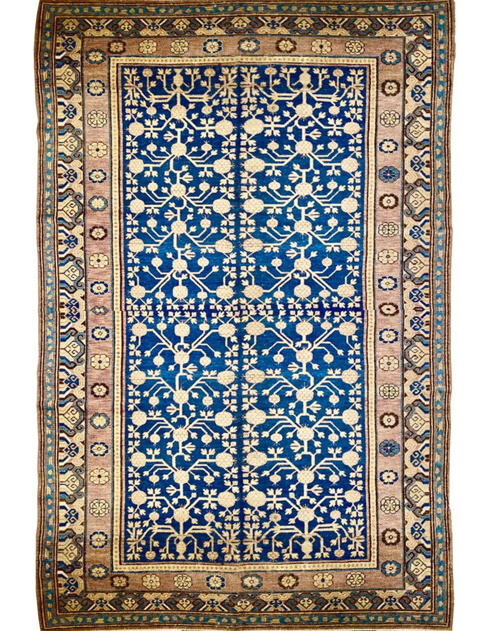 illulian-khotan-pomegranate-tappeto-orientale-370-x-203-cm image 1