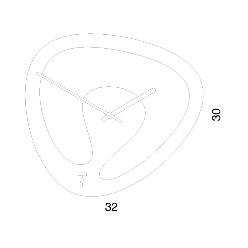 progetti-seven-orologio-da-parete-karim-rashid-acciaio image 3