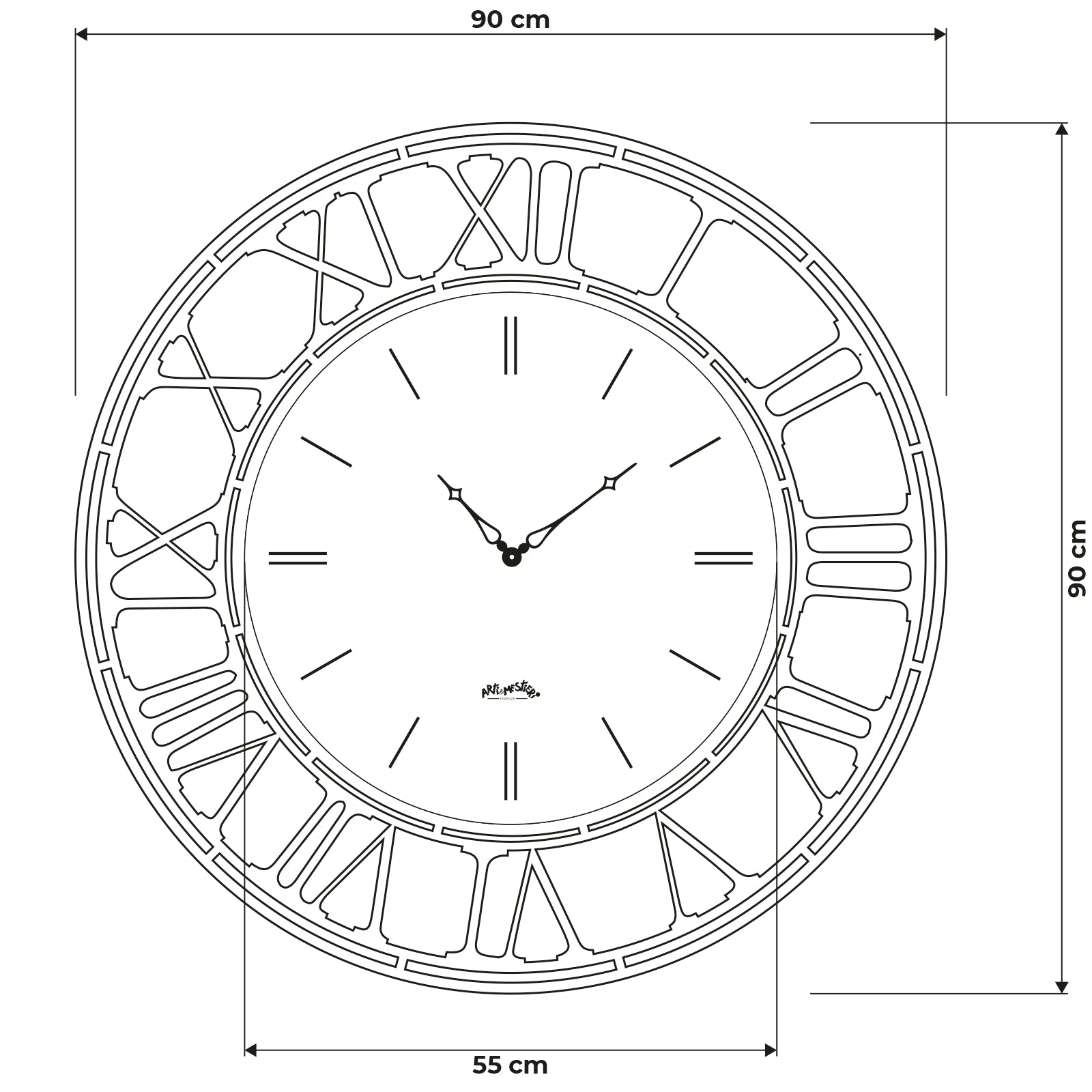 arti-mestieri-orologio-da-parete-axis-90 image 3
