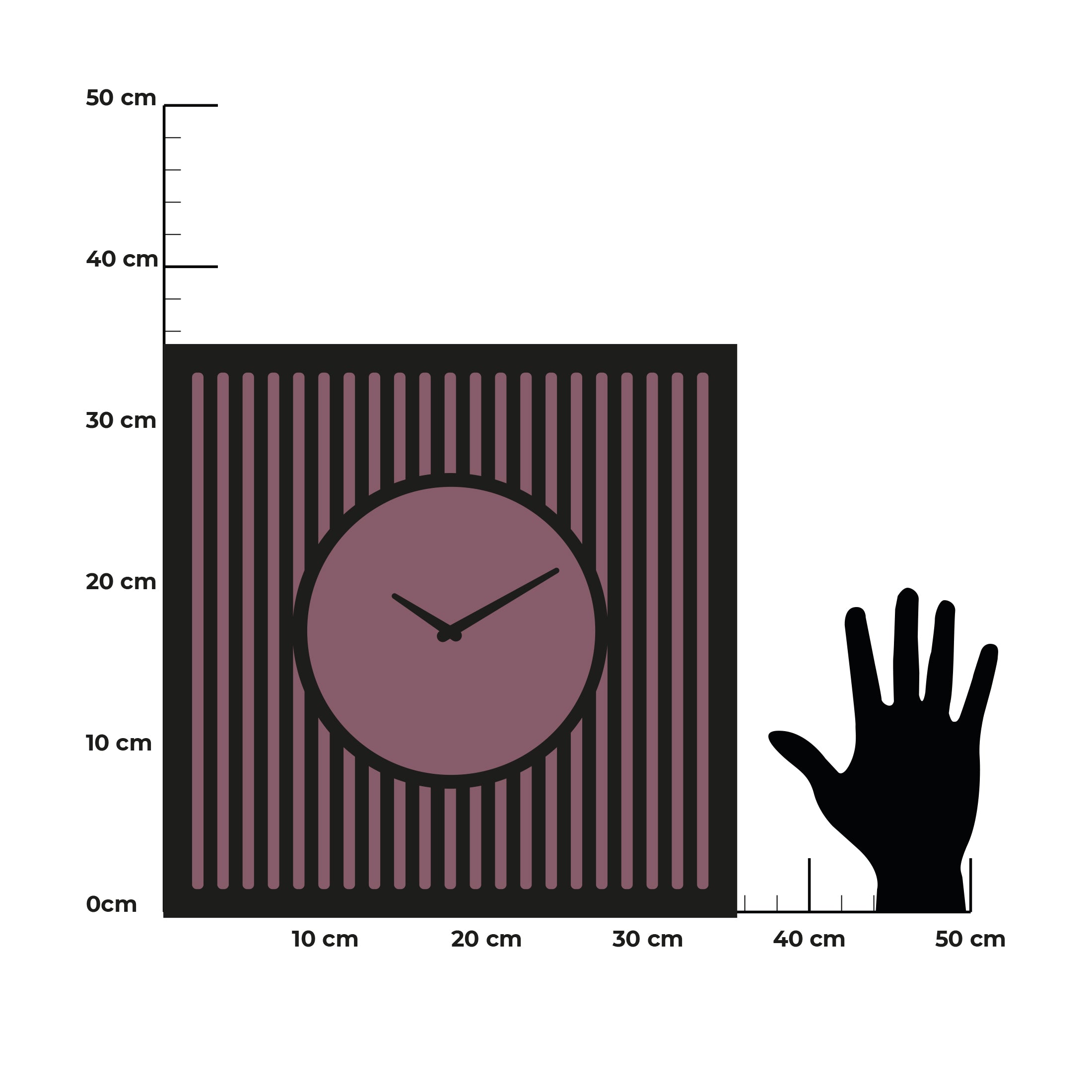 arti-mestieri-tiffany-piccolo-orologio-da-parete image 7