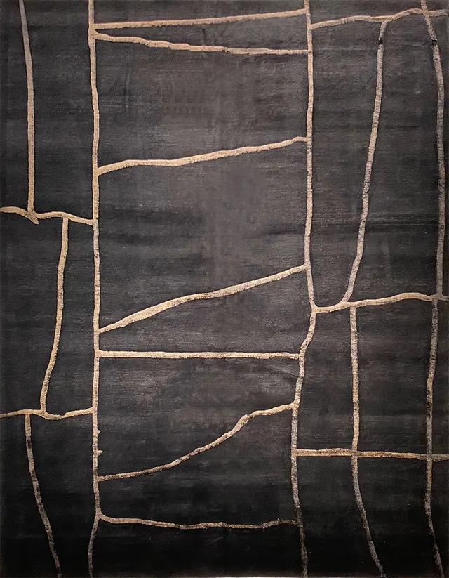 illulian-ricefield-tappeto-308x242-cm-lana-e-seta-platinum-120 image 1