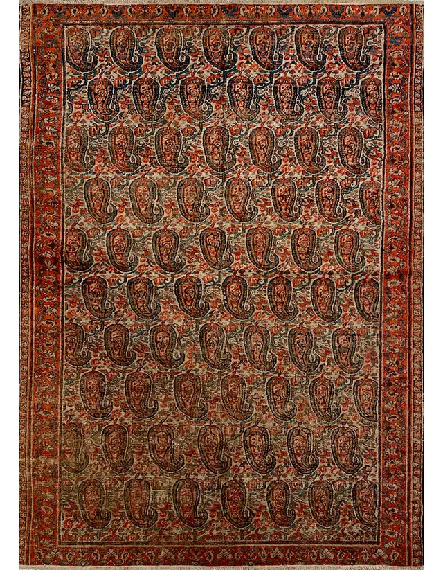 illulian-malayer-boteh-tappeto-persia-147x100-cm-antico image 1