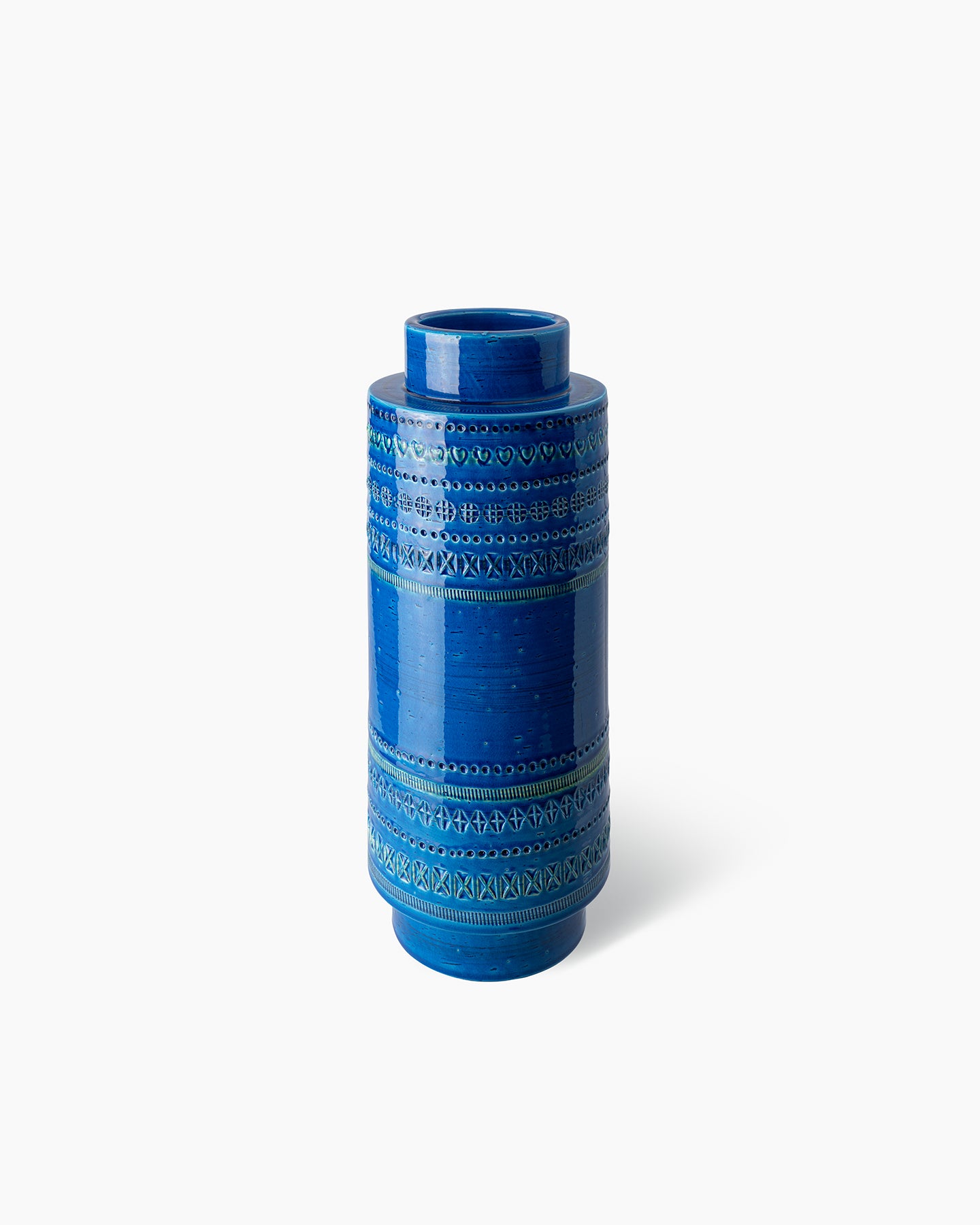 bitossi-ceramiche-vaso-rocchetto-rimini-blu-aldo-londi image 2