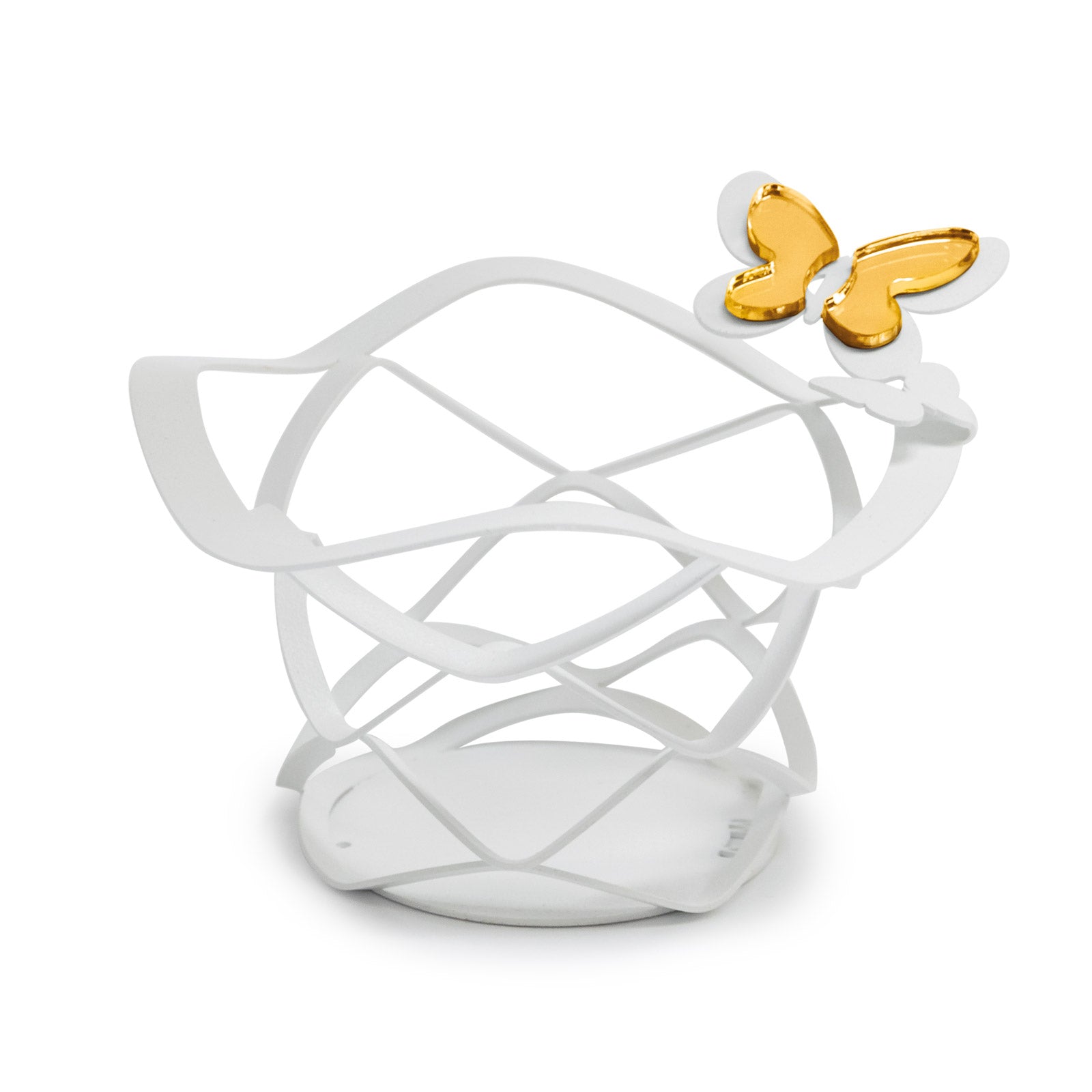 arti-mestieri-cestino-butterfly-bomboniera-di-design-in-ferro-13x5-cm image 3