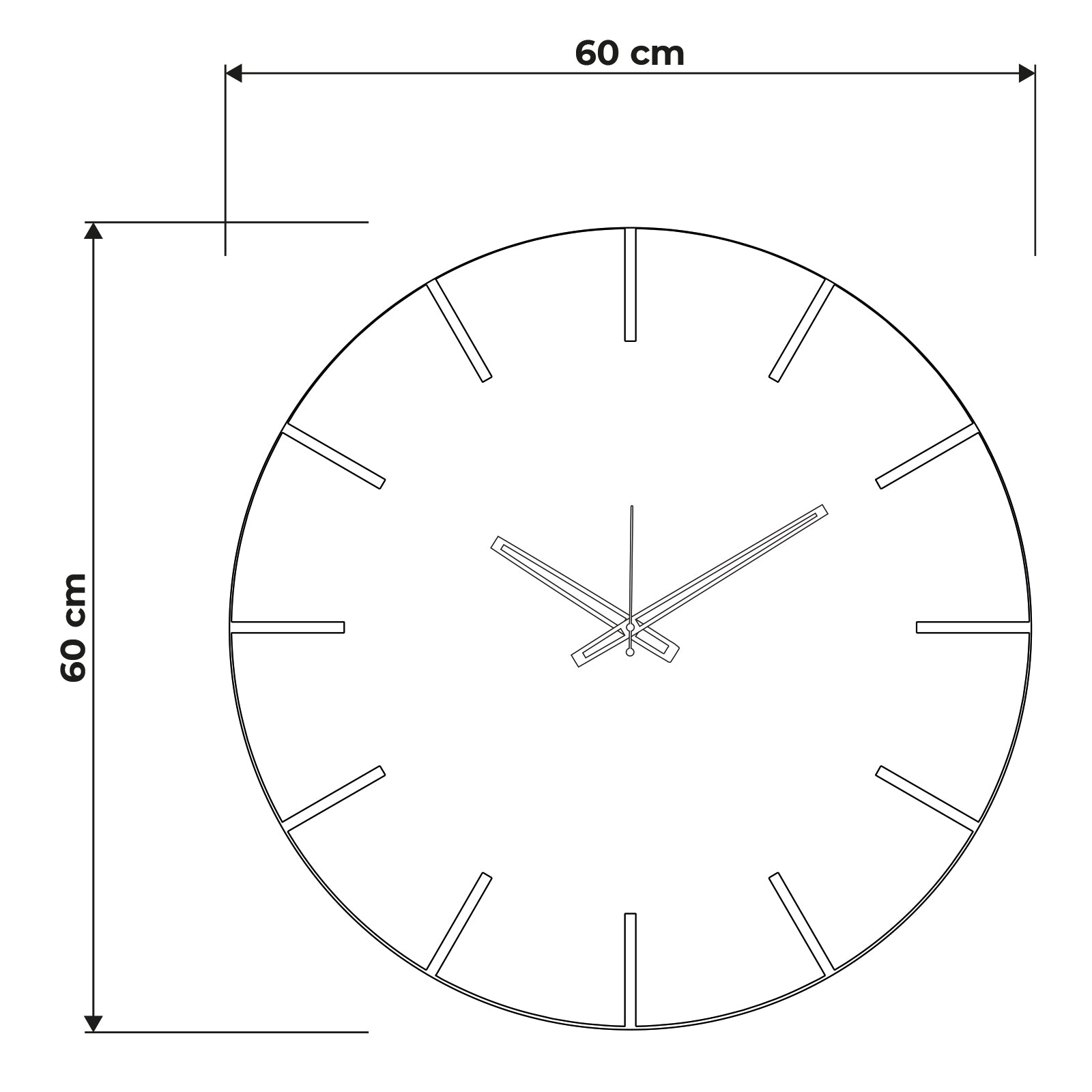 arti-mestieri-orologio-da-parete-symbol-60-in-ferro image 3