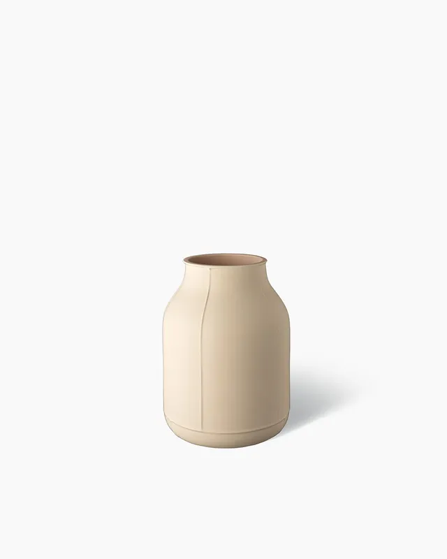 bitossi-ceramiche-vaso-barrel-large-benjamin-hubert-sabbia-avorio image 1