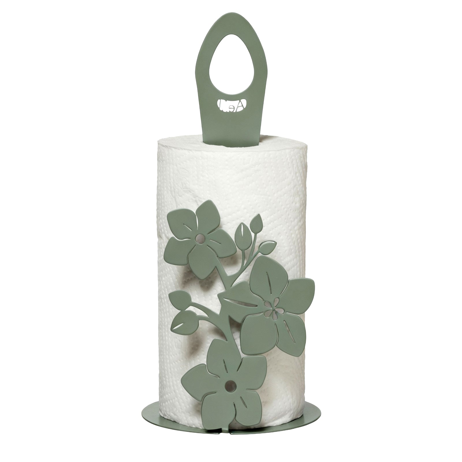 arti-mestieri-fior-di-loto-porta-rotolo-da-cucina-in-ferro-15x33-cm image 1