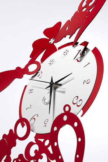arti-mestieri-good-luck-orologio-da-parete-portafortuna image 3