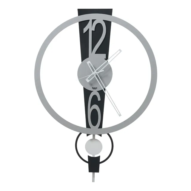 arti-mestieri-dj-set-orologio-a-pendolo-moderno-da-parete image 1