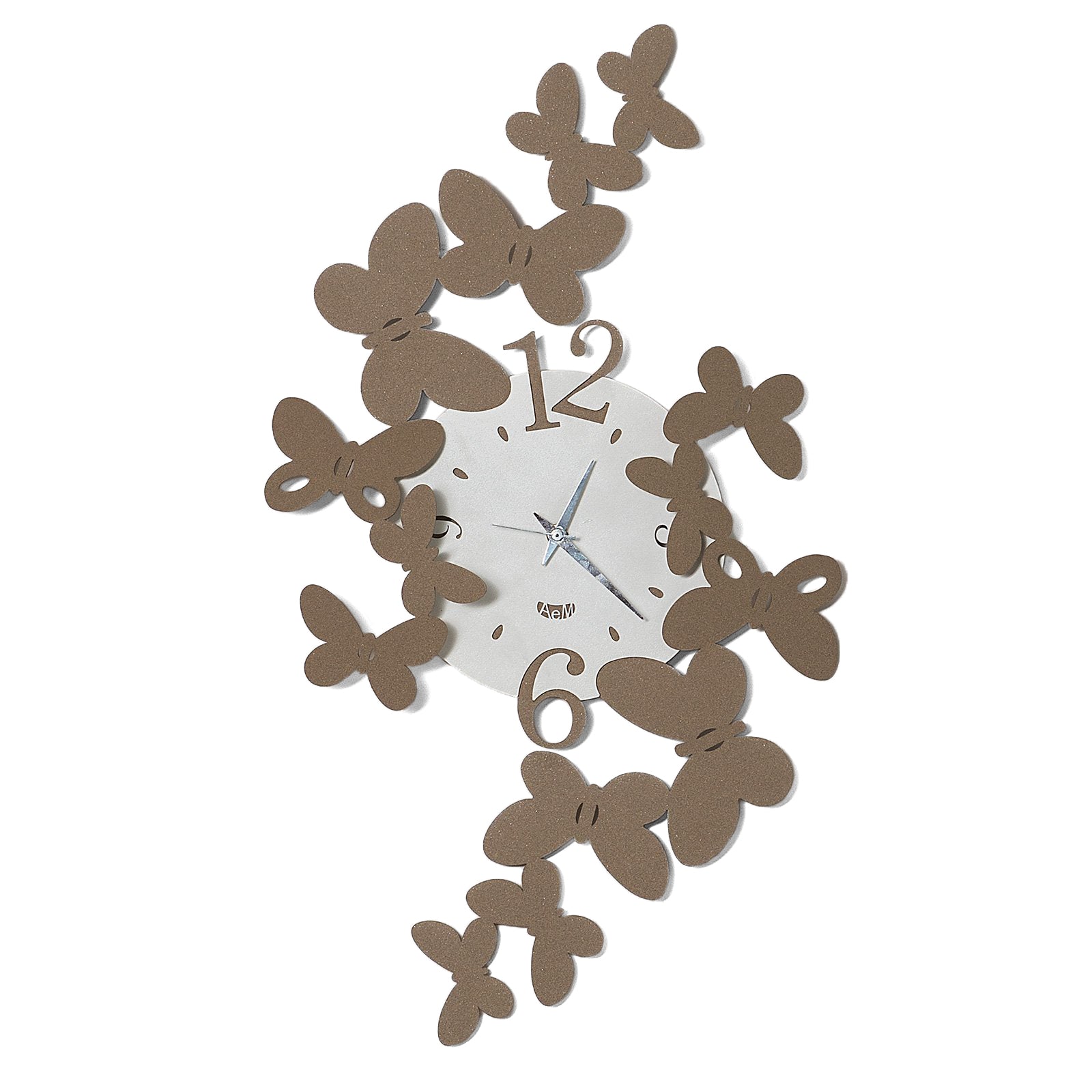 arti-mestieri-orologio-da-parete-papillon-piccolo-32x56-cm image 1