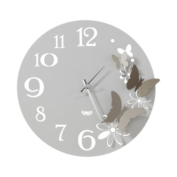 arti-mestieri-butterfly-flowers-small-orologio-da-parete image 5