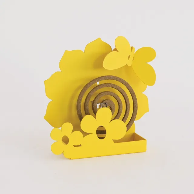 arti-mestieri-girasole-porta-zampirone-da-tavolo-in-ferro image 1