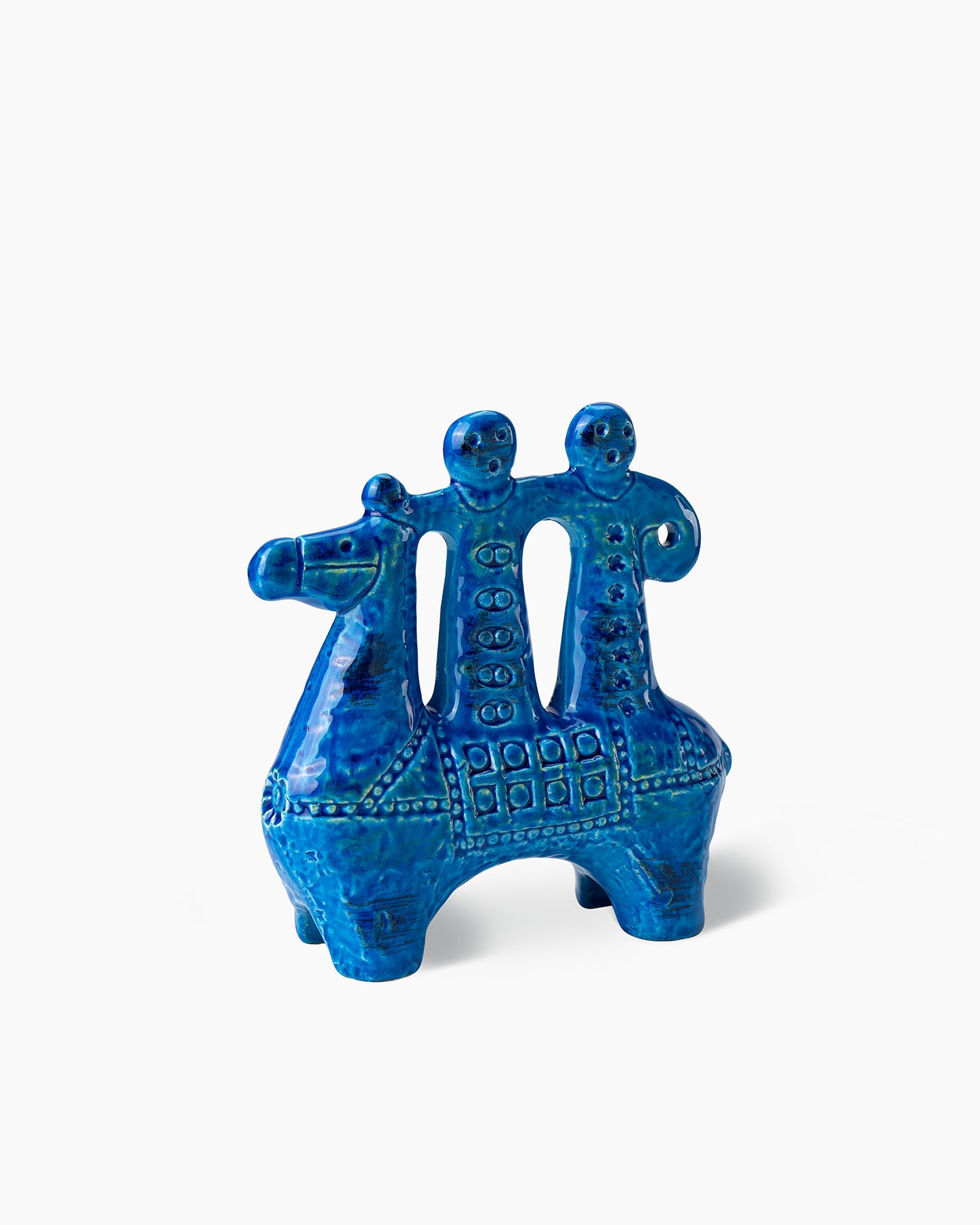 bitossi-ceramiche-miniatura-cavallerizzo-rimini-blu-aldo-londi image 2