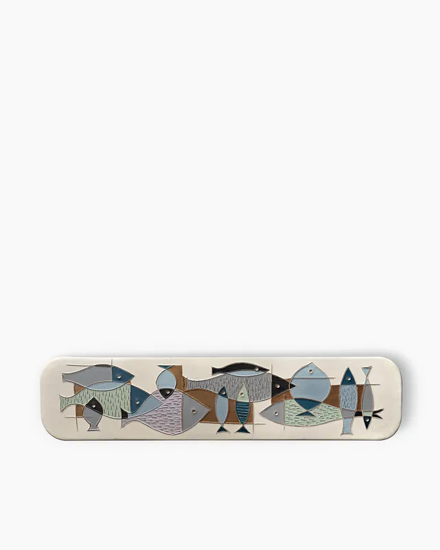 bitossi-ceramiche-lastra-decorativa-pesci-1957-aldo-londi-edizione-limitata-199- image 1