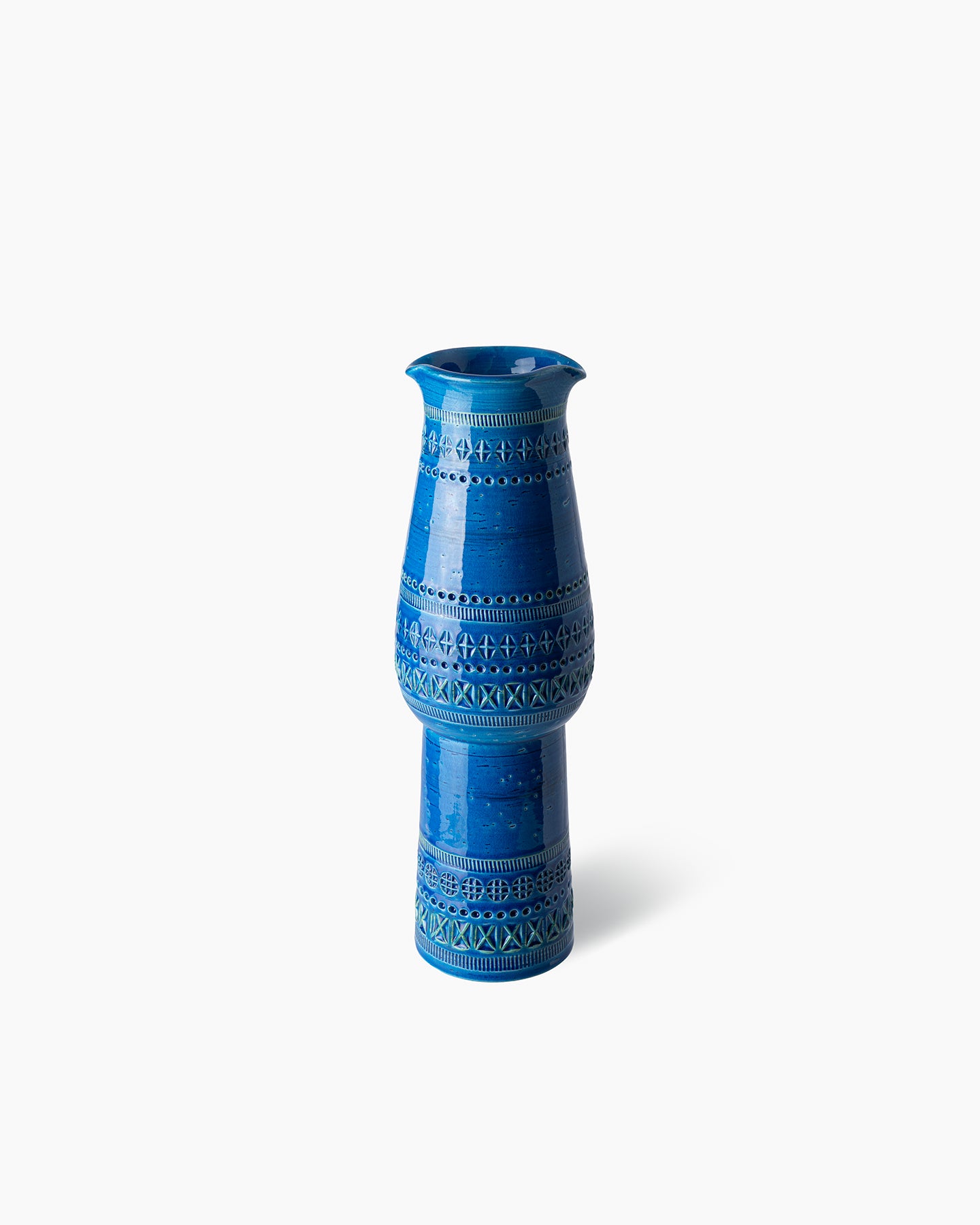 bitossi-ceramiche-vaso-rimini-blu-aldo-londi-inciso-a-mano image 2