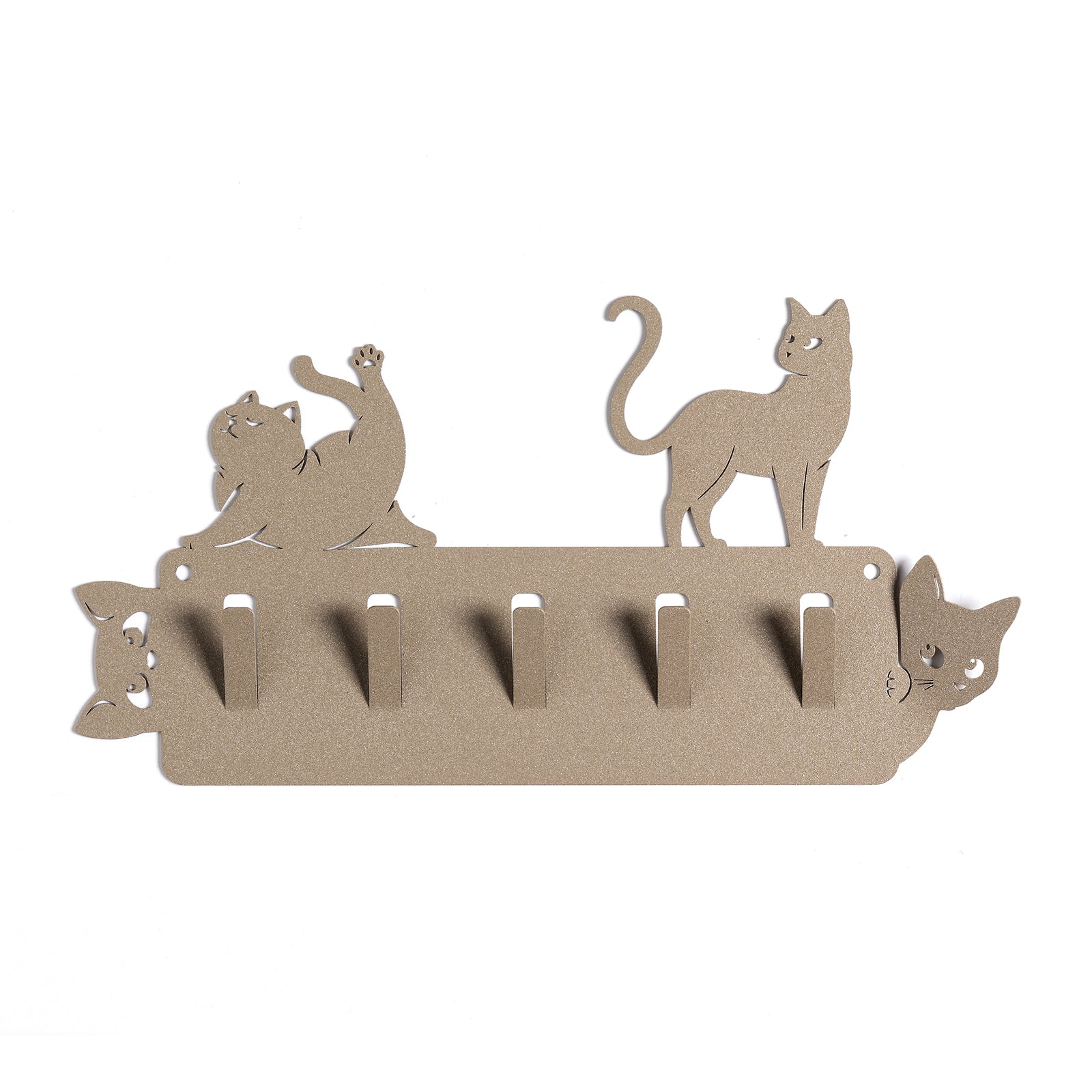 arti-mestieri-silvestro-matisse-portachiavi-da-parete-gatti image 3