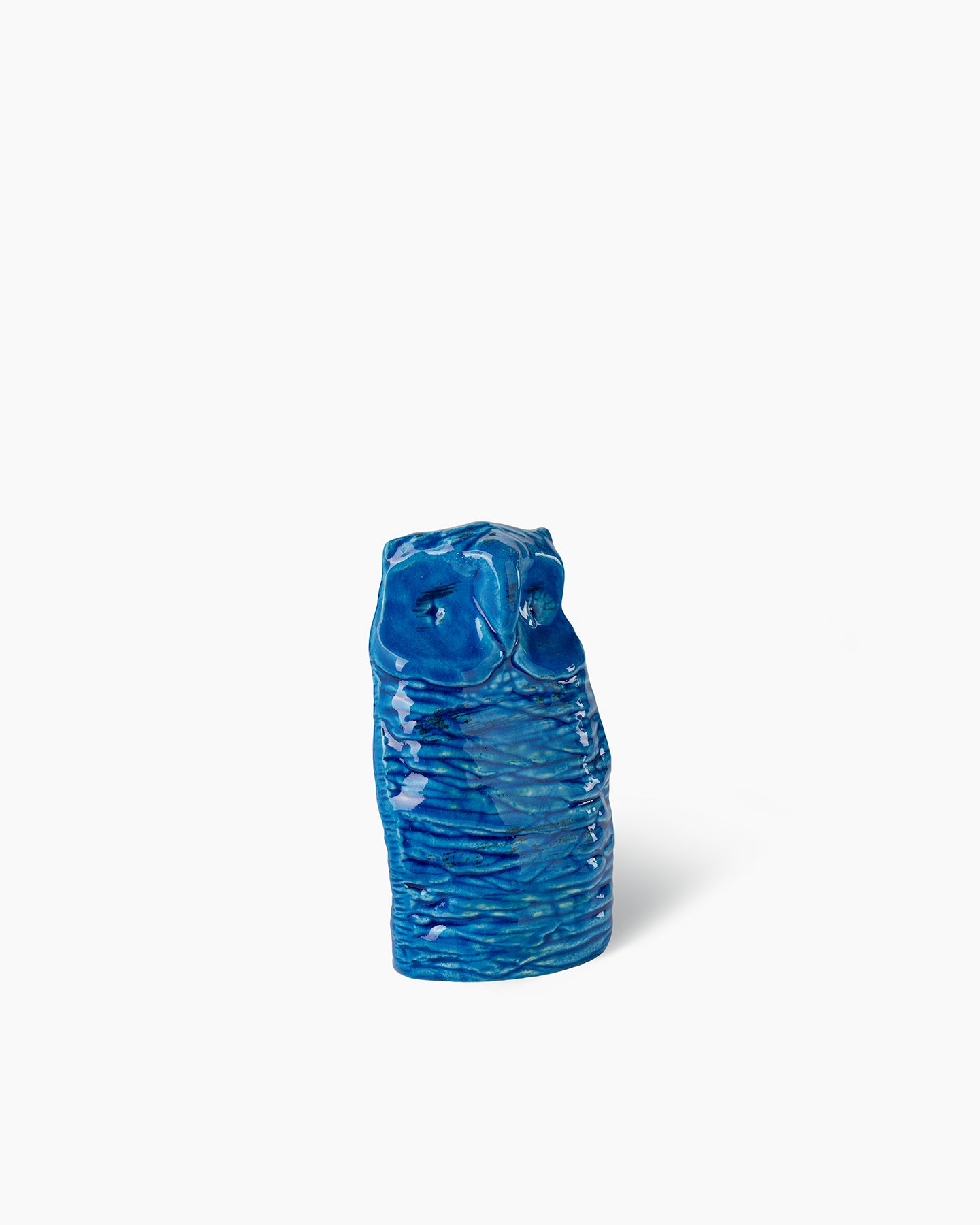 bitossi-ceramiche-figura-gufo-rimini-blu-aldo-londi image 2