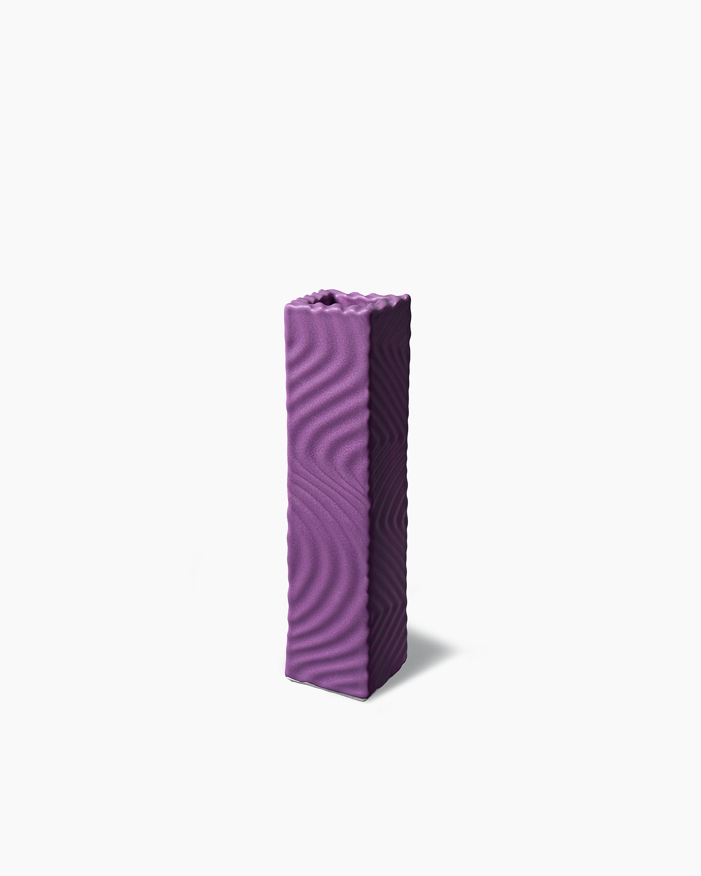 bitossi-ceramiche-vaso-quadrato-wiggle-max-lamb-viola-matt image 3