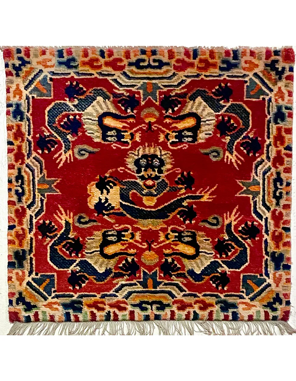 illulian-tibet-5-dragons-tappeto-66x66-cm-nomad image 1