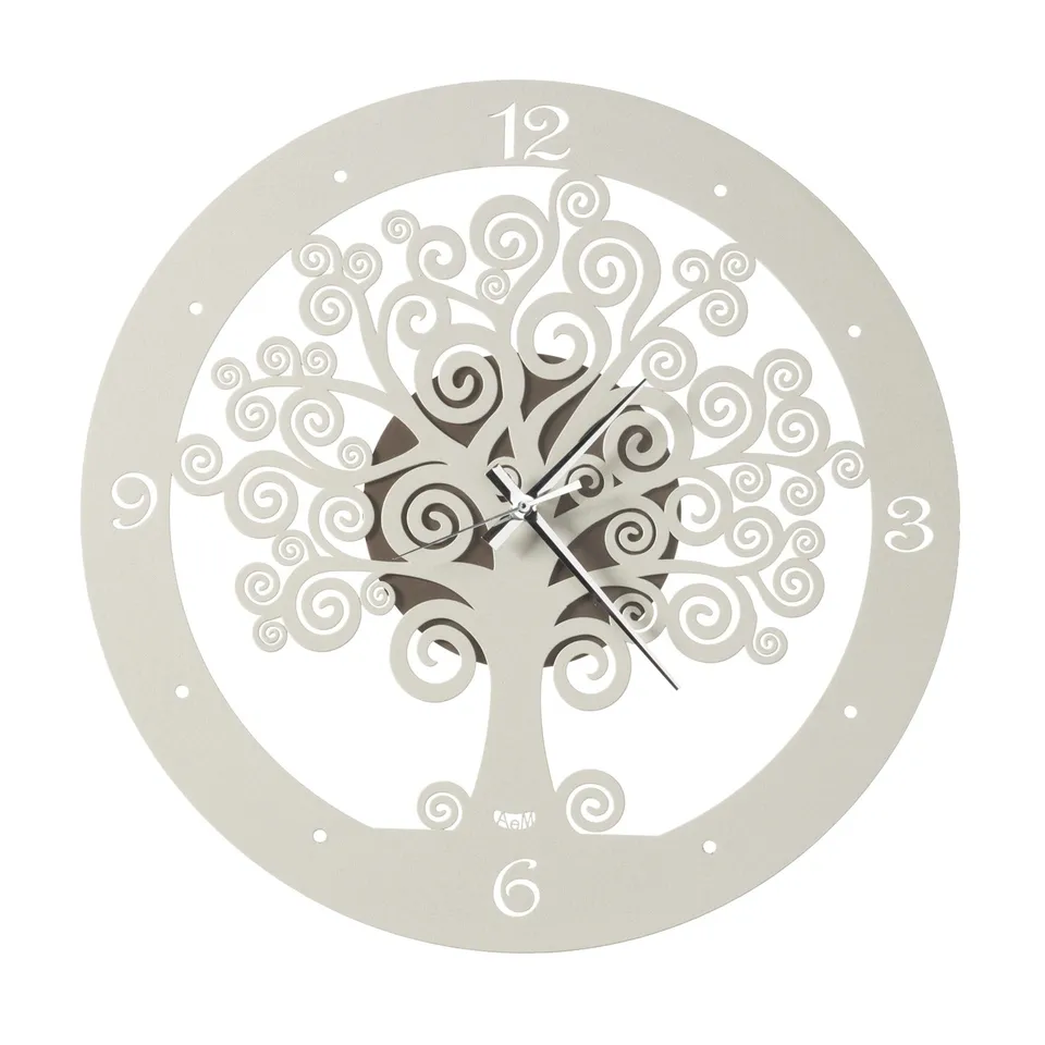 arti-mestieri-albero-della-vita-piccolo-orologio-da-parete image 1