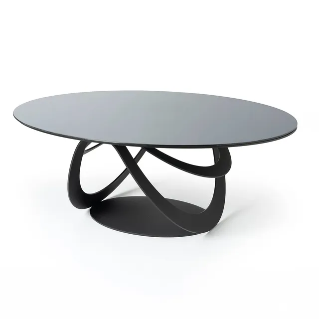 arti-mestieri-tavolino-optical-ovale-ferro-e-vetro-80x58x32-cm image 1