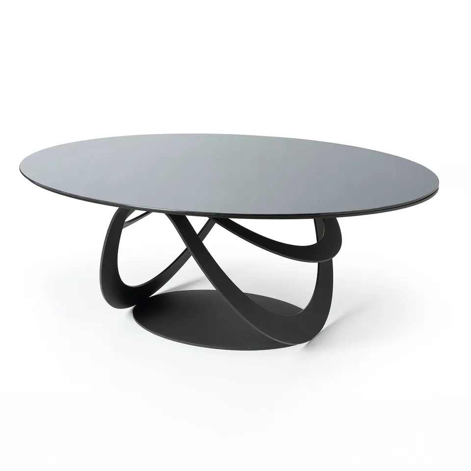 arti-mestieri-tavolino-optical-ovale-ferro-e-vetro-80x58x32-cm image 1